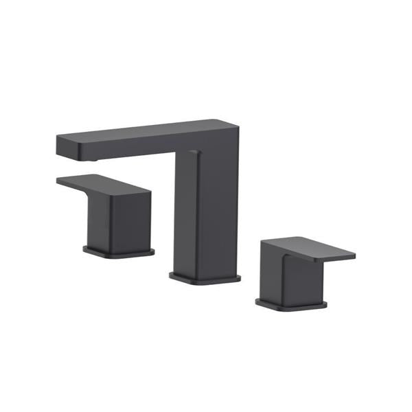 Flusso - Three Hole 8 Inch Widespread Two Handle Bathroom Faucet