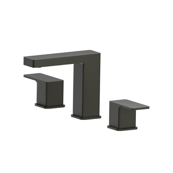 Flusso - Three Hole 8 Inch Widespread Two Handle Bathroom Faucet