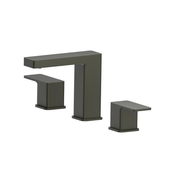 Flusso - Three Hole 8 Inch Widespread Two Handle Bathroom Faucet