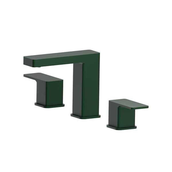 Flusso - Three Hole 8 Inch Widespread Two Handle Bathroom Faucet