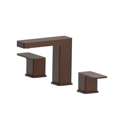 Flusso - Three Hole 8 Inch Widespread Two Handle Bathroom Faucet
