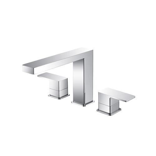 Flusso - 3 Hole Deck Mount Roman Tub Faucet