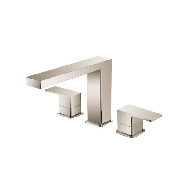Flusso - 3 Hole Deck Mount Roman Tub Faucet