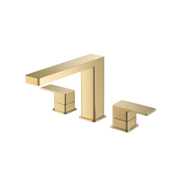 Flusso - 3 Hole Deck Mount Roman Tub Faucet