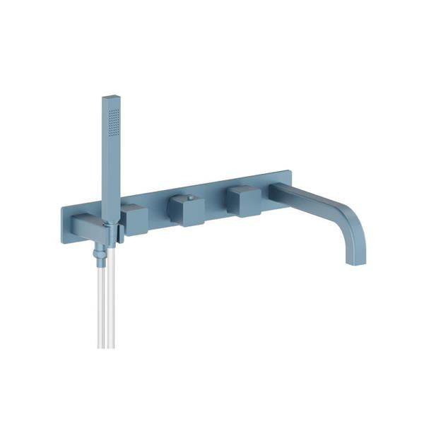 Flusso - Wall Mount Tub Filler With Hand Shower