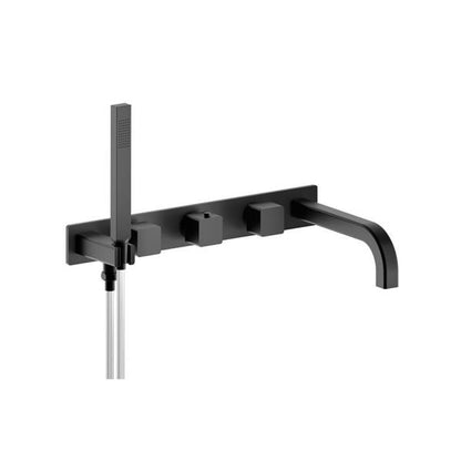 Flusso - Wall Mount Tub Filler With Hand Shower