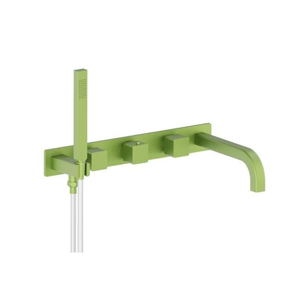 Flusso - Wall Mount Tub Filler With Hand Shower