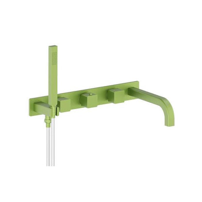 Flusso - Wall Mount Tub Filler With Hand Shower