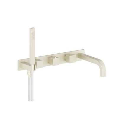 Flusso - Wall Mount Tub Filler With Hand Shower