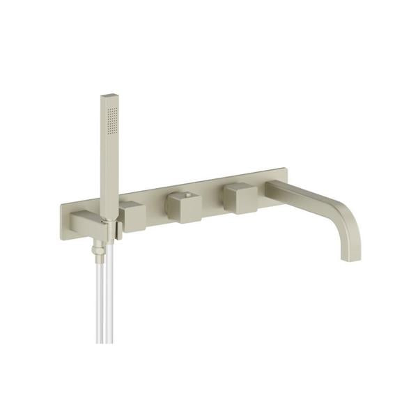 Flusso - Wall Mount Tub Filler With Hand Shower
