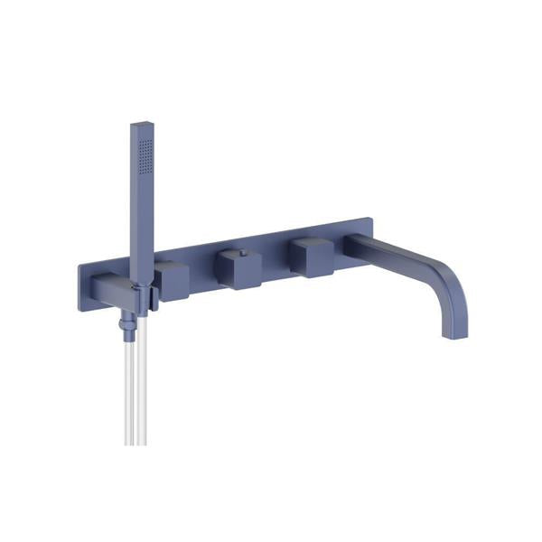 Flusso - Wall Mount Tub Filler With Hand Shower