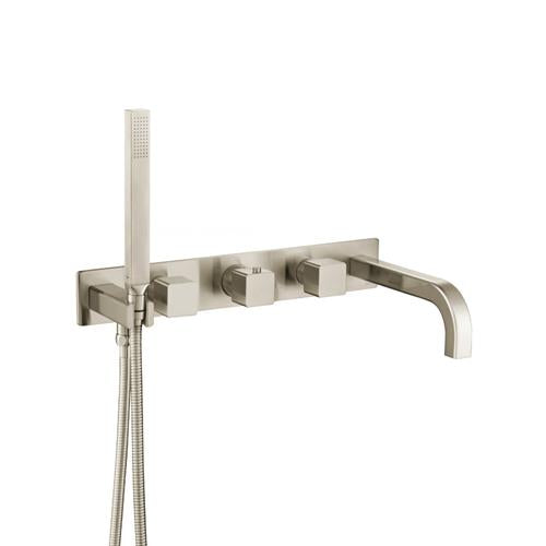 Flusso - Wall Mount Tub Filler With Hand Shower