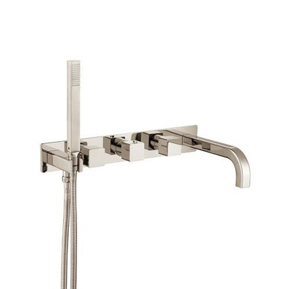 Flusso - Wall Mount Tub Filler With Hand Shower