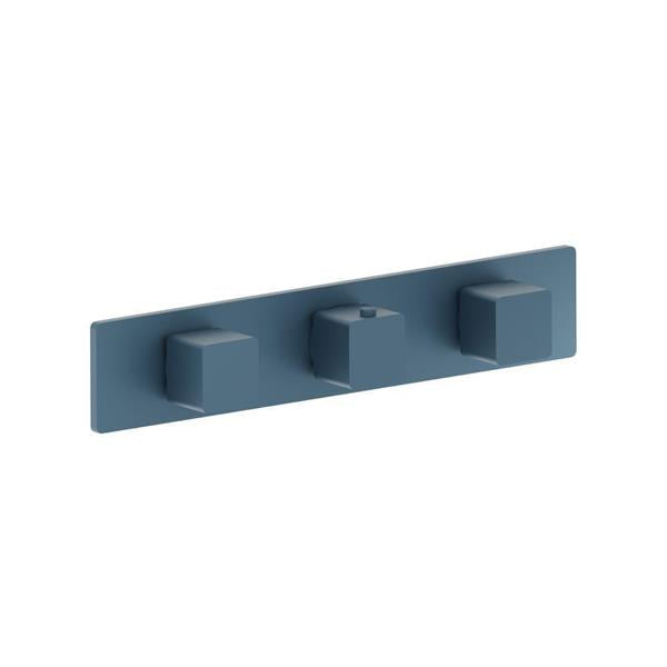 Flusso - 3/4 Inch Horizontal Thermostatic Valve with 2 Volume Controls &  Trim
