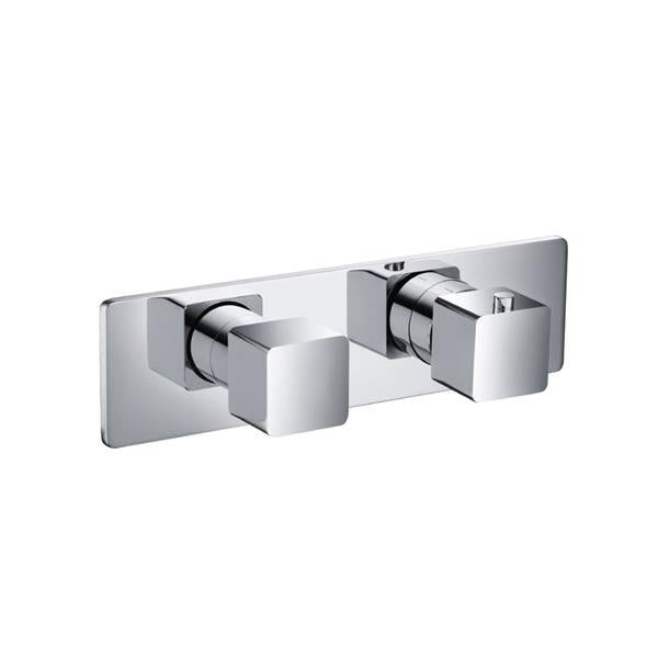 Isenberg - 3/4 Inch Horizontal Thermostatic Shower Valve & Trim - 2 Output