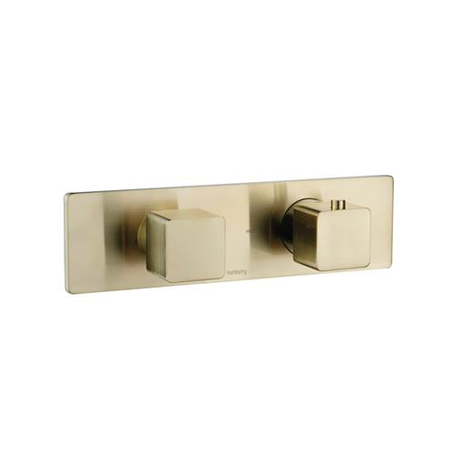 Isenberg - 3/4 Inch Horizontal Thermostatic Shower Valve & Trim - 2 Output
