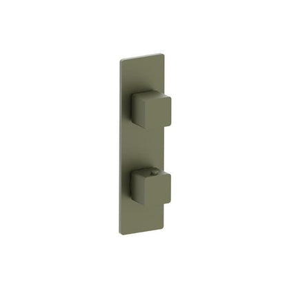 Flusso - 3/4 Inch Horizontal Thermostatic Shower Valve & Trim - 1- Output