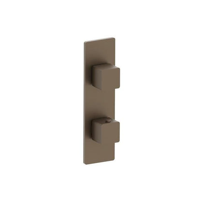 Flusso - 3/4 Inch Horizontal Thermostatic Shower Valve & Trim - 1- Output