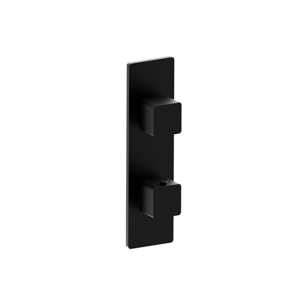 Flusso - 3/4 Inch Horizontal Thermostatic Shower Valve & Trim - 1- Output