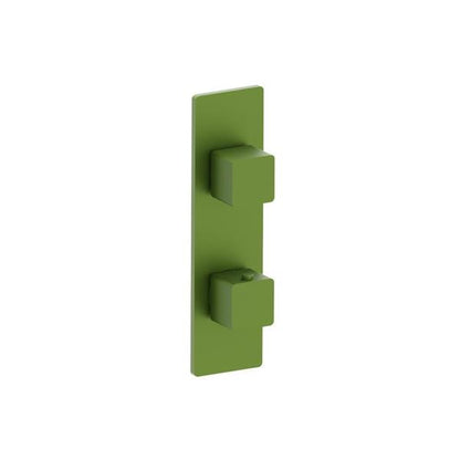 Flusso - 3/4 Inch Horizontal Thermostatic Shower Valve & Trim - 1- Output