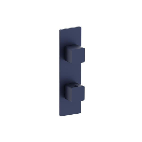 Flusso - 3/4 Inch Horizontal Thermostatic Shower Valve & Trim - 1- Output