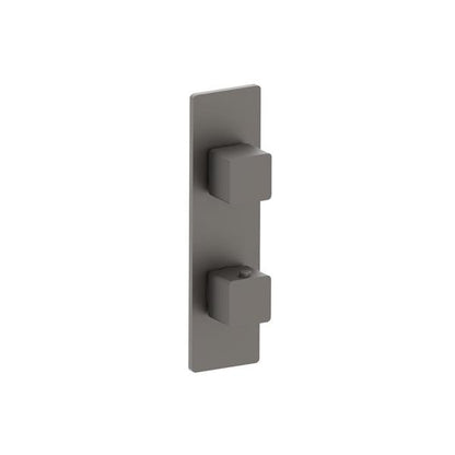 Flusso - 3/4 Inch Horizontal Thermostatic Shower Valve & Trim - 1- Output
