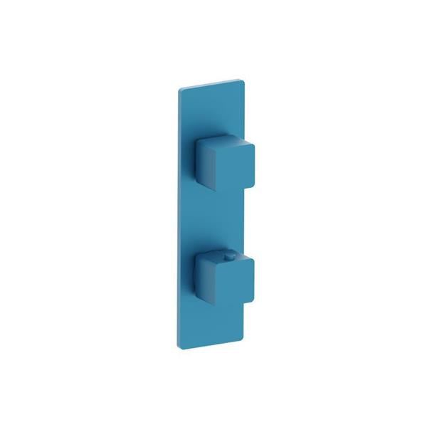 Flusso - 3/4 Inch Horizontal Thermostatic Shower Valve & Trim - 1- Output