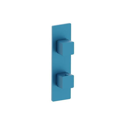 Flusso - 3/4 Inch Horizontal Thermostatic Shower Valve & Trim - 1- Output