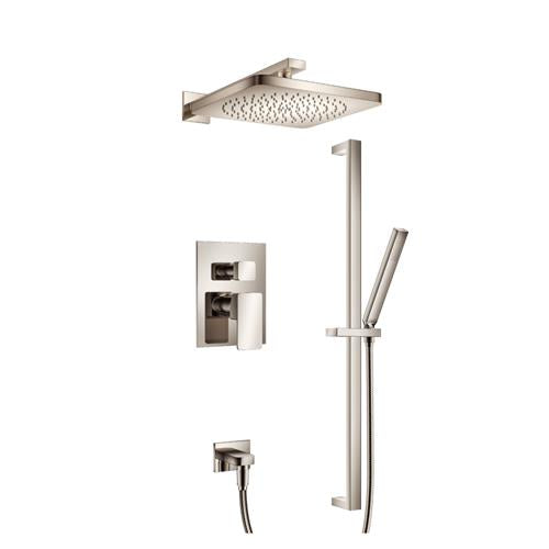 Isenberg - Two Output Shower Set With Shower Head, Hand Held And Slide Bar