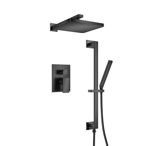 Isenberg - Two Output Shower Set With Shower Head, Hand Held And Slide Bar