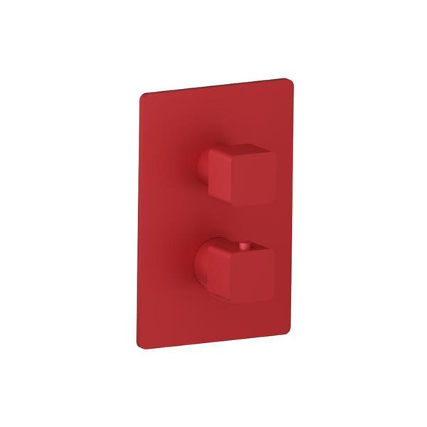 Flusso - 3/4 Inch Thermostatic Shower Valve & Trim - 1 Output