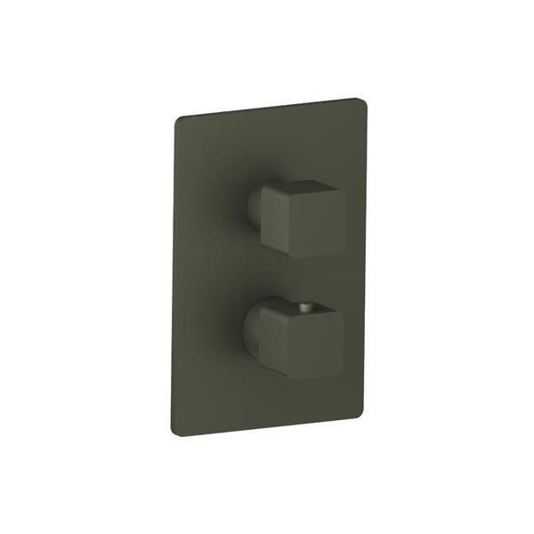 Flusso - 3/4 Inch Thermostatic Shower Valve & Trim - 1 Output