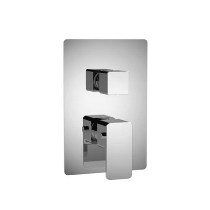 Flusso - 3/4 Inch Thermostatic Shower Valve With Trim - 1 Output