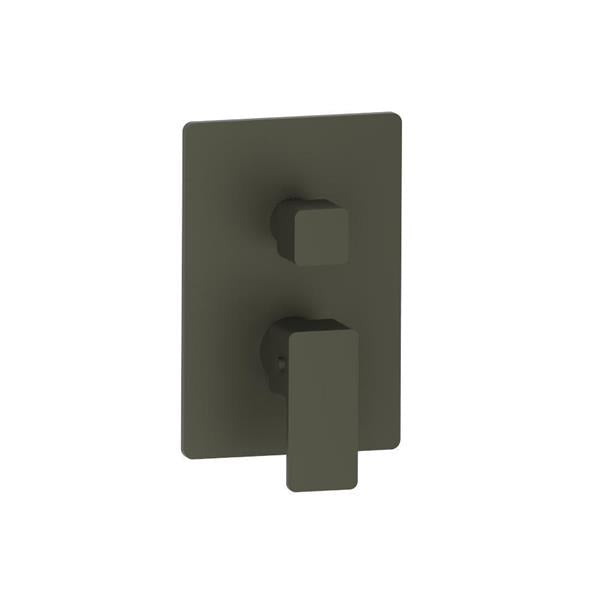 Flusso - 3/4 Inch Thermostatic Shower Valve With Trim - 1 Output