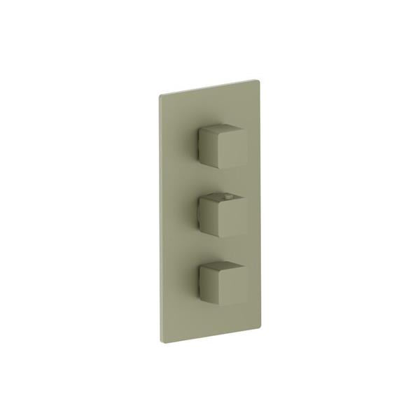 Flusso - 3/4 Inch Thermostatic Valve and Trim - 2 Outputs