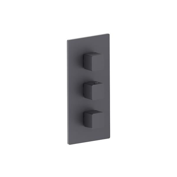 Flusso - 3/4 Inch Thermostatic Valve and Trim - 2 Outputs