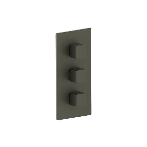 Flusso - 3/4 Inch Thermostatic Valve and Trim - 2 Outputs
