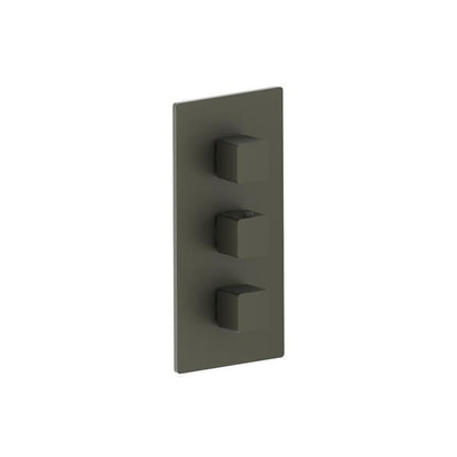 Flusso - 3/4 Inch Thermostatic Valve and Trim - 2 Outputs