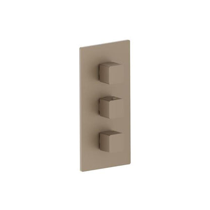 Flusso - 3/4 Inch Thermostatic Valve and Trim - 2 Outputs