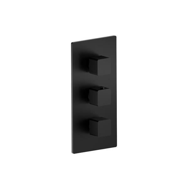 Flusso - 3/4 Inch Thermostatic Valve and Trim - 2 Outputs