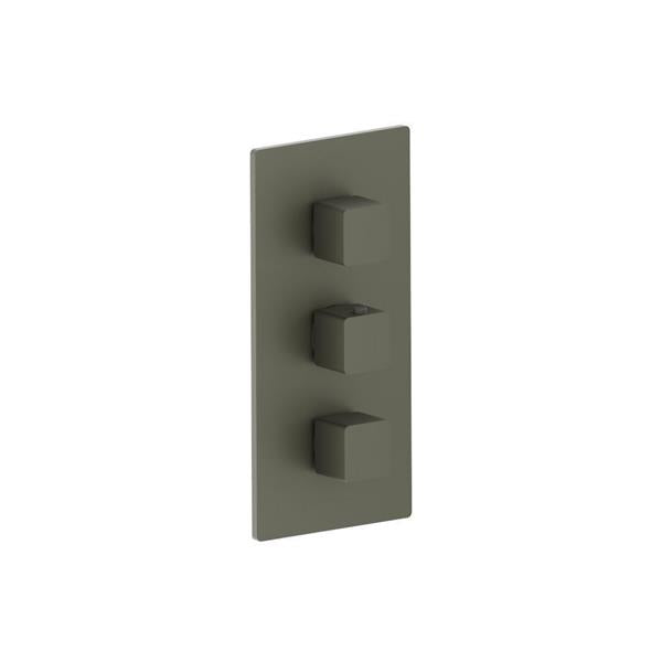Flusso - 3/4 Inch Thermostatic Valve and Trim - 2 Outputs
