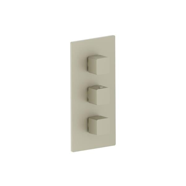 Flusso - 3/4 Inch Thermostatic Valve and Trim - 2 Outputs
