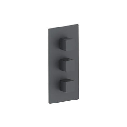 Flusso - 3/4 Inch Thermostatic Valve and Trim - 2 Outputs