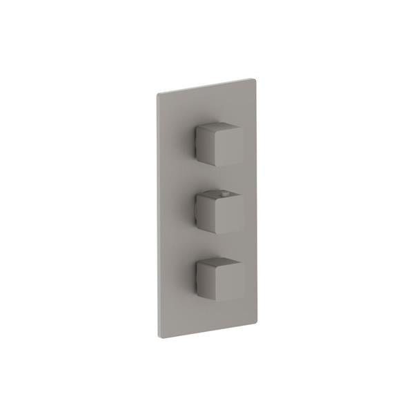 Flusso - 3/4 Inch Thermostatic Valve and Trim - 2 Outputs