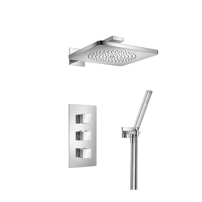 Flusso - Two Output Shower Set With Shower Head And Hand Held