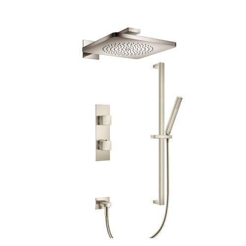 Isenberg - Two Output Shower Set With Shower Head, Hand Held And Slide Bar
