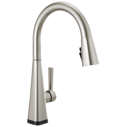 Delta - Lenta Single-Handle Pull-Down Kitchen Faucet With Touch2O Technology