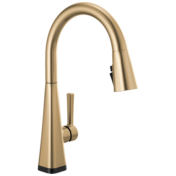 Delta - Lenta Single-Handle Pull-Down Kitchen Faucet With Touch2O Technology