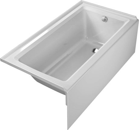 Duravit - Architec 60" x 30" Rectangular Alcove Bathtub in White Acrylic