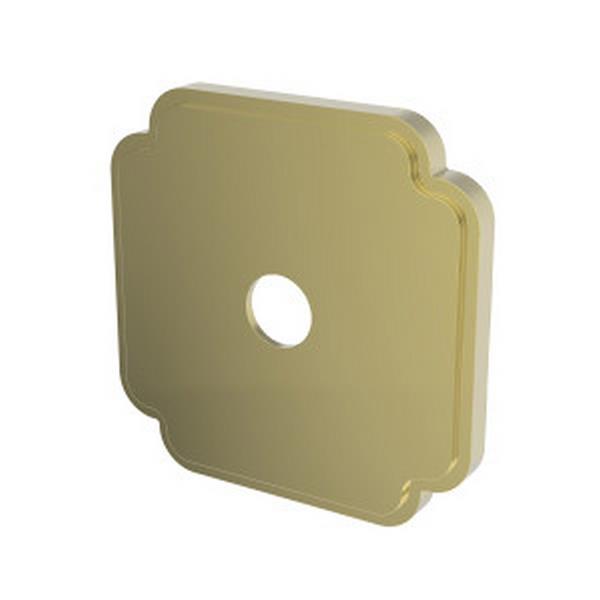 Newport Brass - Square Div Plate, Contemporary